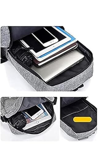 VENJA Multipurpose 3 Pcs Backpack Set Laptop Backpack with USB Charging Port, Water Resistant 16 Inch Computer Bag for College School, Business Travel Backpack, Casual Outdoor Daypack 2