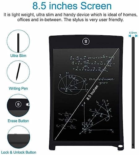 Besite Toys Latest LCD Writing Tablet for Kids, Student, Teacher, Adults at Home, Note Pad Color As Per Availability (8.5 Inch) 2