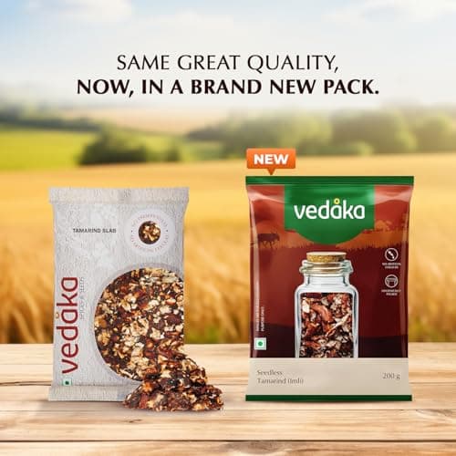 Amazon Brand - Vedaka Seedless Tamarind, 200 g 2