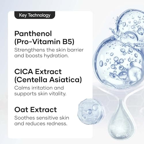 Cureskin Deep Nourish Hydrating Face Sheet Mask with Panthenol, Cica Extract & Oats Bran | Intense Moisture, Glow & Soothing Care | Pack of 3 5