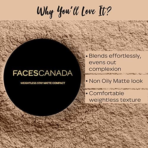 FACES CANADA Lightweight Matte Finish Combo - Weightless Stay Matte Compact Powder - Beige 03 (9 gm) + Ultime Pro Makeup Fixer (50 ml) | Long Lasting Makeup Setting Spray | Hides Imperfections | Flawl 2