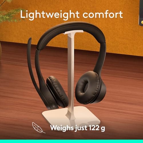 Logitech Zone 305 for Business, Wireless Bluetooth Headset with Microphone, for Google Meet, Google Voice, Zoom, Compatible with Windows, Mac, Chrome, Linux, iOS, iPadOS, Android 4