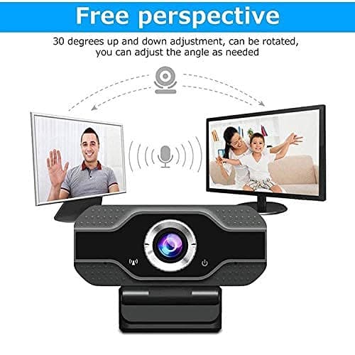 KZLYNN 1080P Ultra HD Webcam, Microphone; Laptop Desktop PC Video Webcam, Widescreen for Video Streaming, Conference, Gaming, Online Classes 4