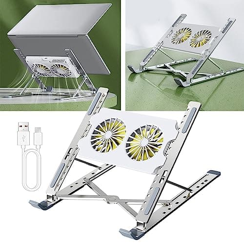 FABLOFT Foldable Laptop Cooling Pad Stand Portable Adjustable for Table with Type C Cable|Computers/Tablets & Networking | Laptop & Desktop Accessories | Laptop Cooling Pads