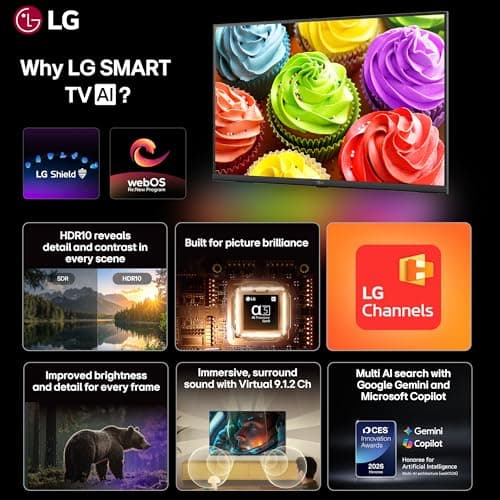LG 80 cms (32 inches) LB650 AI Series HD Smart webOS VA LED TV 32LB650BPLA 2