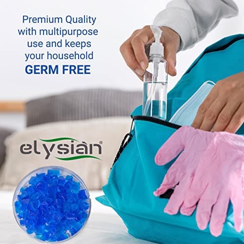 Elysian Blue Silica Gel Beads 1Kg | Self Indicating Desiccant Crystals (Blue to Pink) | Rechargeable Moisture Absorber for Cabinets, Electronics, Storage & Industrial Use 5