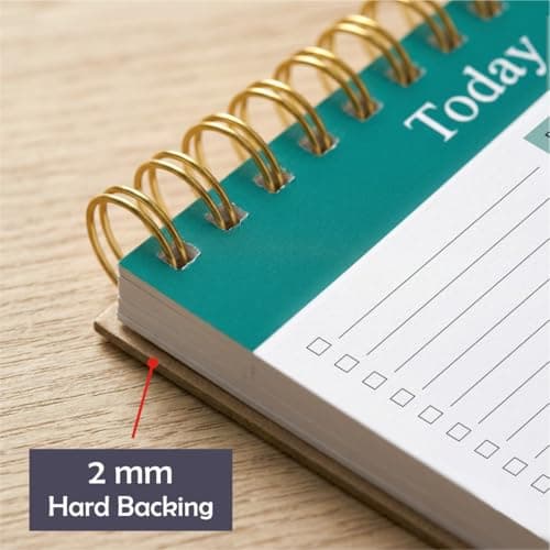 To Do List Notepad - Daily Planner Notepad Undated 54/108 Pages Sheets Tear Off, 6.5" x 9.5" Planning Pad Checklist Productivity Note Pad for Work and Personal Organized (Green) 5