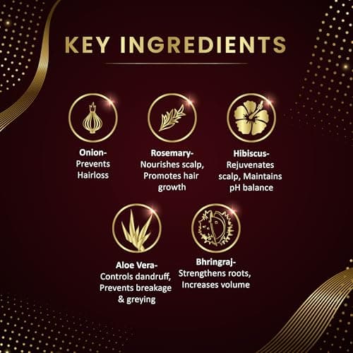 BIOMUNI Hard Water Shampoo | Protects & Repairs Hair from Hard Water Damage | Sulphate, Paraben & Silicone Free | Enriched with Rosemary, Onion, Bhringraj, Hibiscus, Aloe Vera | With Goodness of Ayurv 4