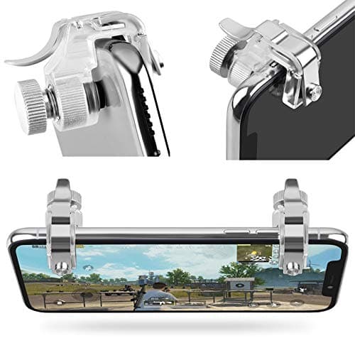 BKN BattleMods Conductive Mobile Gaming Triggers & Sleeve for PUBG Mobile-L1R1- Supports for All Android and iOS Phones (R11 Trigger) 3