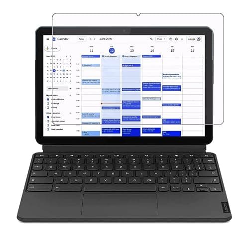 NAXTON® ® 9H Screen Protector for Lenovo Chromebook Duet CT-X636F (10.1 inch) [Bubble Free], [Anti-Scratch] -NOT A TEMPERED GLASS