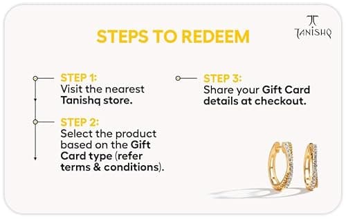 Tanishq - Gold Jewellery | | E-Gift Card | Instant delivery | Valid for in-store purchases | Ideal gift for birthday, anniversary & wedding 4