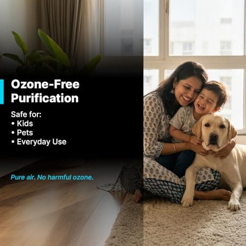 Qubo Smart Air Purifier R700 Filter for Home by Hero Group | 99.99% Allergen Removal | HEPA H13 | 9000 Hrs Filter Life | App & Voice Control | Energy Saving | Ultra-Quiet BLDC Motor 5