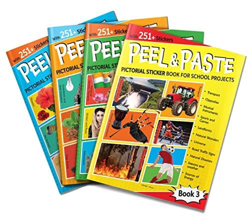 Peel & Paste - Pictorial Sticker Book For School Projects - Book 3 5