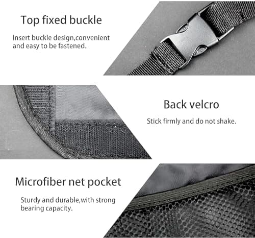KOLODOGO Car Trunk Organizer, Backseat Hanging Organizer With 8 Large Storage Bag Super Capacity, Waterproof Trunk Storage Bag For Suv Car, Black, Nylon, Automobiles 3