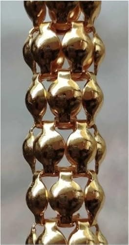 Gold Plated Chain Necklace (26 Inch) for Men & Women | Thick Hollow Long Chain | Lightweight Heavy Look Fashion Jewellery 4