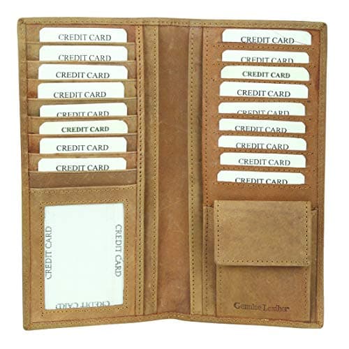 STYLE SHOES Cognac Smart Design Card Holder 4