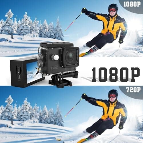 SJCAM SJ4000 WiFi 12MP Optical Full HD WiFi Sports Action Camera 170°Wide FOV 30M Waterproof DV Camcorder, Black 5