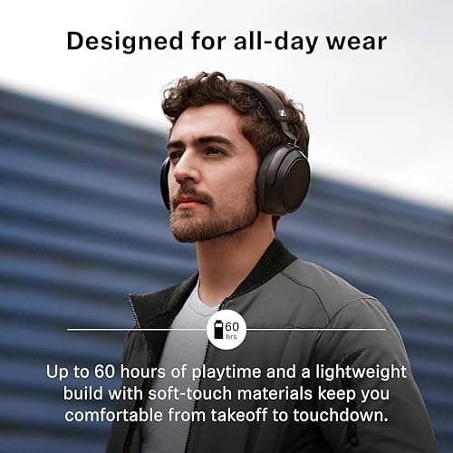 Sennheiser Momentum 4 Wireless Over Ear Headphones, German Design, ANC, 60h Battery, Customizable Sound, 4 Digital Mics for Crystal-Clear Calls, Multipoint Connectivity, 1 Yr Warranty, Graphite 4
