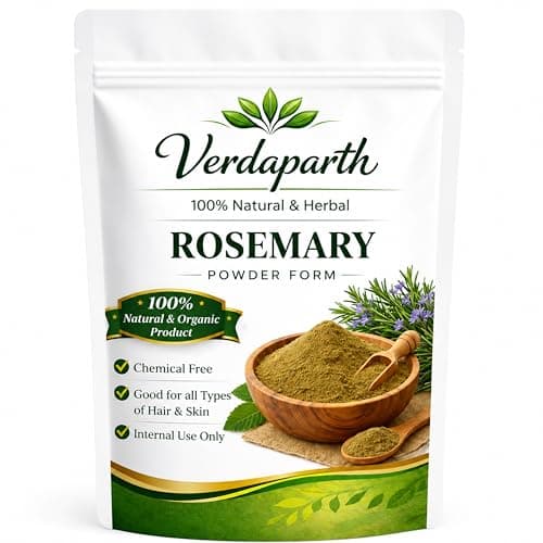 Rosemary Powder for Hair Growth & Hair Fall Control | 100% Pure & Natural Ayurvedic Powder | Helps Strengthen Roots & Improve Scalp Health | Herbal Hair Care for Men & Women (50g)