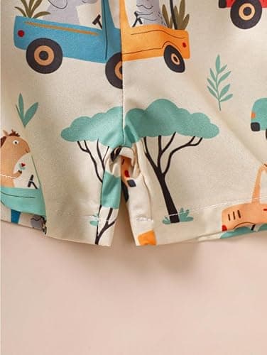 M.C Kids Clothes for Boys | Printed Cotton Half Sleeves T-shirt and Shorts Clothing Set | Casual Baby Boy Dress | Lightweight Kids Dress Set (2-3 year) 4