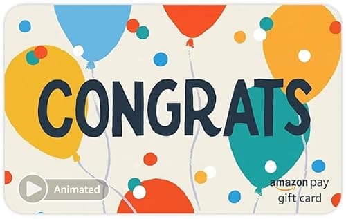 Amazon Pay Gift Card - Congratulation & Celebration (Animated)