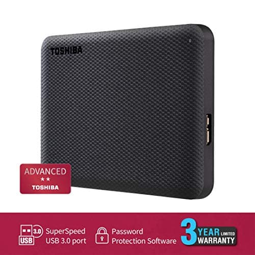 Toshiba Canvio Advance 2TB Portable External HDD, USB3.0 for PC Laptop Windows and Mac. 3 Years Warranty. External Hard Drive - Black 5