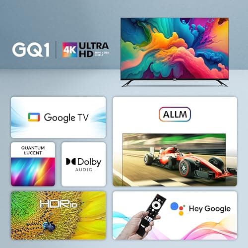 VW 140 cm (55 inches) Pro Series 4K Ultra HD Smart QLED Google TV VW55GQ1 3