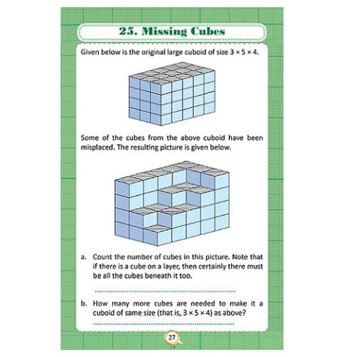 GIKSO 100 Maths Puzzles Book - Brain Boosting Mathematical Activities for Age 7+ Years Old Kids | Multi Color Game Book (English) - Reprinted 2023 (Revised Edition, 2020) 2