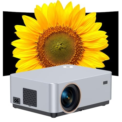 Punnkk X4 Android LED 7500 Lumens Projector, 4K Support, Native 1080p, Smart Wi-Fi & Bluetooth Auto Keystone Correction 2GB/16GB Home Theatre Projector