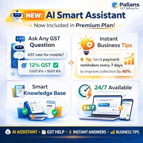 GST Billing Software India - Palians Pro 1 Month Subscription | GST Invoice Generator with AI Assistant | Billing Software for Shop & Small Business 2