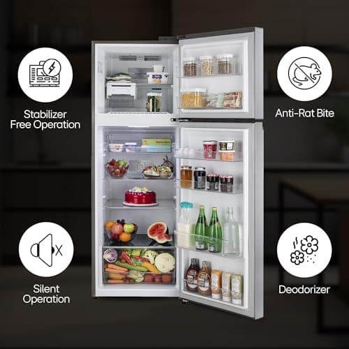 LG Smart Choice, 343 L, 3 Star, Frost-Free Smart Inverter Double Door Refrigerator (GL-S382SDSX, Dazzle Steel, Convertible with Express Freeze) 4