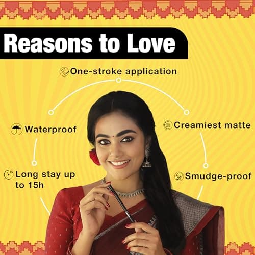 Dazller Kreamy Kajal - Pack of 2, Blackest Black, 15 Hour Stay, Water-Resistant, Smudge-Proof, Creamy Matte Finish, 0.7g 3