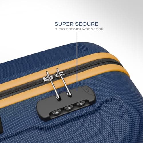 Safari Medium Thorium Neo 8 Wheels 66 Cm Check-in Trolley Bag Hard Case Polycarbonate 360 Degree Wheeling System Luggage, Trolley Bags for Travel, Suitcase for Travel, Graphite Blue 4