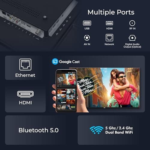 VW 109 cm (43 inches) Pro Series 4K Ultra HD Smart QLED Google TV VW43GQ2 6