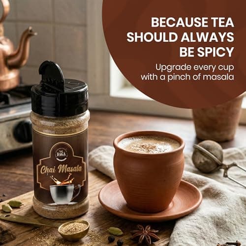 Daga Brothers Premium Chai Masala Powder | Handpicked Farm-Sourced Spices | Zero Preservatives | Perfect Indian Masala Tea Blend | Antioxidant-Rich Immunity Booster, 40gm 5