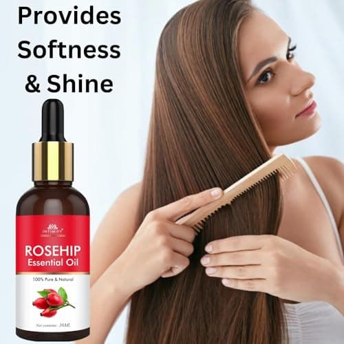 INTIMIFY Rosehip Oil For Face | Face Oil For Glowing Skin and Hair Growth | All Skin Types | Cold Pressed & Therapeutic Grade Carrier Oil | For Men & Women | 30 ml 5