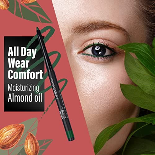 FACESCANADA Magneteyes Color Kajal - Brown Comfort 03, 0.30G | Highly Pigmented Kohl | 12 Hr Long Stay | Matte Finish | Single Stroke Glide | Water Proof | Smudge Proof | Almond Oil Enriched - Pencil 4