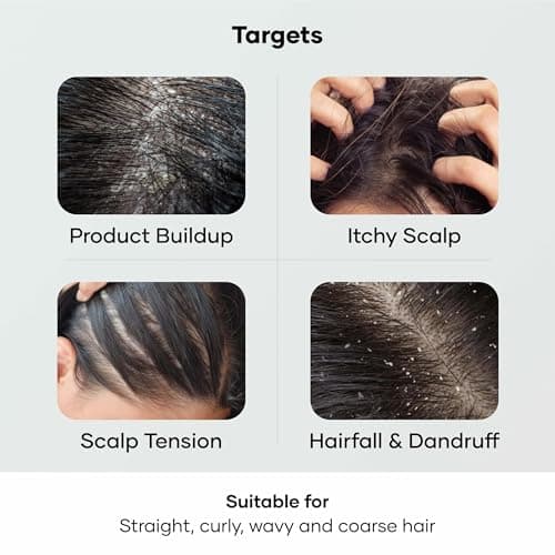 Cureskin Head Massager with Medical-Grade Silicone Bristles | Hair Massager for Hair Growth | Scalp Massager Shampoo Hair Brush, Exfoliating, Oil Massage, Anti-Dandruff 5