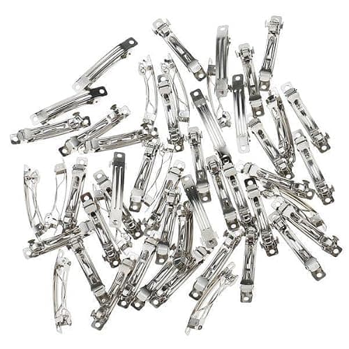 Meadawgs® 2x50 Pieces Blank French Barrette Hair Clip Slide DIY Craft Accessories 7 x 50mm|Clothing, Shoes & Accessories | Womens Accessories | Hair Accessories|50 Pieces Hair Barrettes(2 Pack)