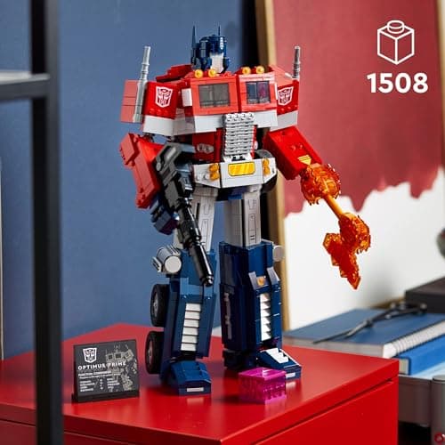 LEGO Optimus Prime 10302 Building Kit for Adults; Build a Collectible Model of a Transformers Legend 2