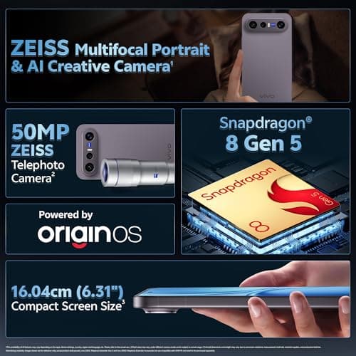 vivo X300 FE 5G (Noir Black, 12GB RAM, 512GB Storage) with No Cost EMI/Additional Exchange Offers 2