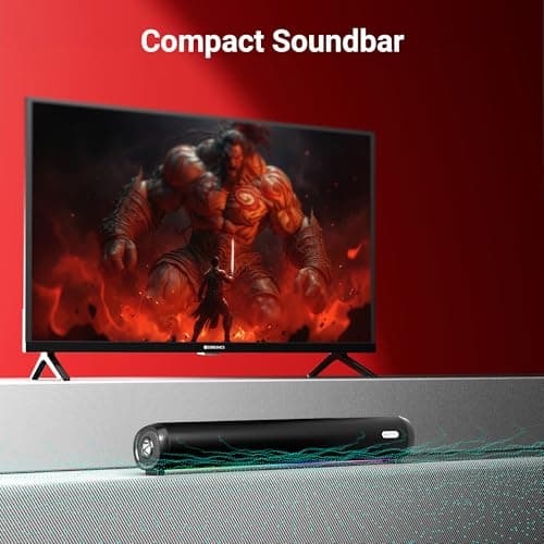 Zebronics Wireless Bluetooth Soundbar, 42 Watts, Upto 7h Playback, Dual 57mm Drivers, Dual Passive Radiators, TWS, Call Function, Type-C Charging, USB, AUX (Vita Bar 301) 2