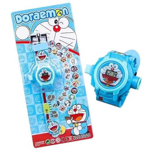 Acnos Brand- Digital 24 Images Projector SkyBlue Boy Watch for Kids Boy's Rubber Material Watch Diwali Gift Birthday Return Gift Best Digital Toy for Boy's Girl's