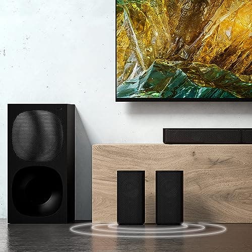 Sony HT-S20R Real 5.1ch Dolby Digital Soundbar for TV with subwoofer and Compact Rear Speakers, 5.1ch Home Theatre System (400W,Bluetooth & USB Connectivity, HDMI & Optical connectivity) 5