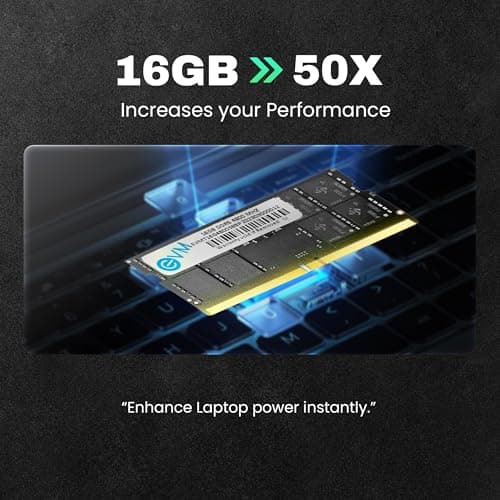 EVM 16GB DDR5 Laptop RAM Memory | 4800MHz | PC5-38400 | SO-DIMM | 262-Pin | CL19 | 1.1V Low Voltage | High Speed Performance | 10 Year Warranty (EVMT16G4800S88P) 3