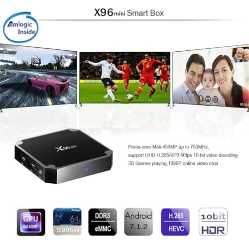 X96 Mini Android 11.1 TV Box with 2GB Ram 16 Storage, Quad Core Processor, Inbuilt Media Player and Chrome Browser, LAN, 2 USB Port, SD Card Slot, Black 4
