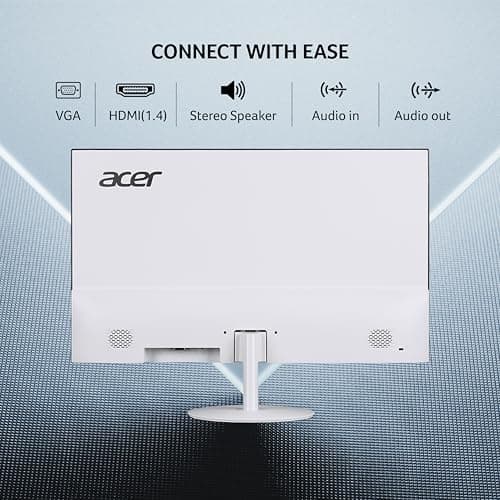 acer SA272 P1 27 Inch Full HD IPS Ultra Slim (7.2mm Thick) Backlit LED Monitor I Zero Frame I 144Hz Refresh I 1 MS VRB I AMD FreeSync I 1xHDMI 1xVGA I Speakers I Eye Care I Eco Display 4