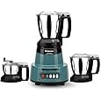 Panasonic Mixer Grinder MX-AE375 Monster 2000W Super Mixer Grinder with 3 Stainless Steel Jars, Mixie Grinder & Blender Machine for Kitchen, Warranty 2 Yrs Product & 5 Yrs Motor (Blue)