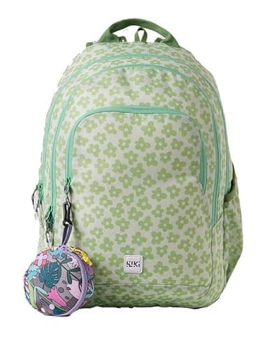 Wiki Stylish Unisex Backpack | Girl 2 Durable & Lightweight backpack for Men & Women | Laptop Backpack for Office, Gym, Travel (29.5 Litre, Green)