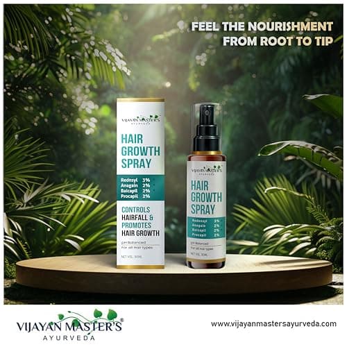 VIJAYAN MASTER'S Natural Hair Spray For Hair Growth 4